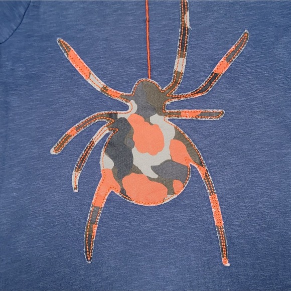 Mini Boden Camo Spider Applique T-Shirt - Picture 4 of 4